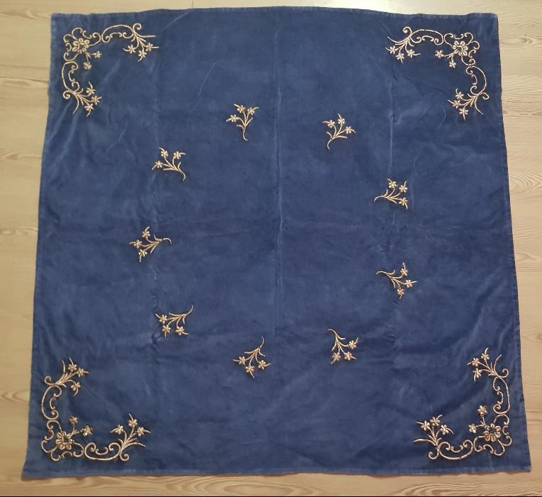 OSMANLI DÖNEMİ ALTIN SIRMA İŞÇİLİKLİ KADİFE GELİN BOHÇASI