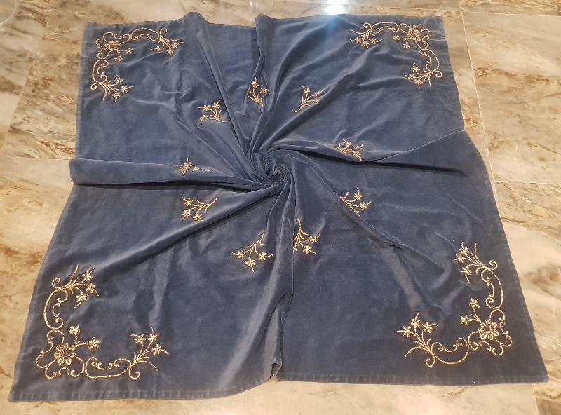 OSMANLI DÖNEMİ ALTIN SIRMA İŞÇİLİKLİ KADİFE GELİN BOHÇASI