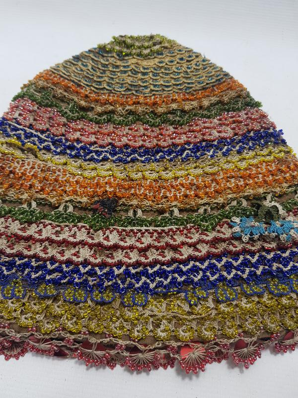 OSMANLI DÖNEMİ ÇOK NADİR BONCUK İŞLEME EFE FESİ 