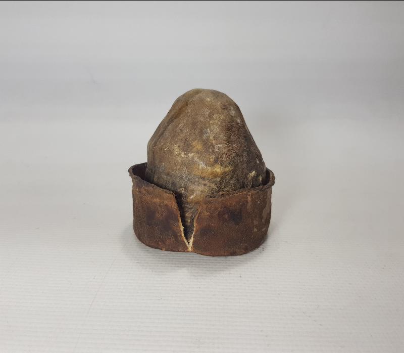 OSMANLI DÖNEMİ TEKKE İŞİ DERİ KUTU 