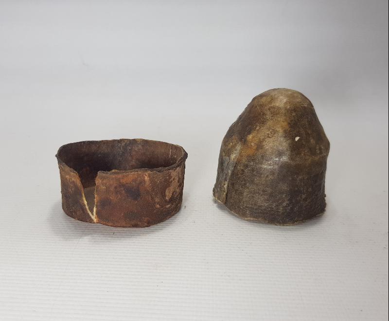 OSMANLI DÖNEMİ TEKKE İŞİ DERİ KUTU 