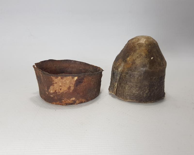 OSMANLI DÖNEMİ TEKKE İŞİ DERİ KUTU 