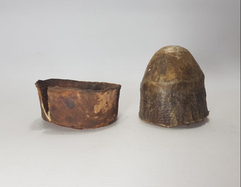 OSMANLI DÖNEMİ TEKKE İŞİ DERİ KUTU 