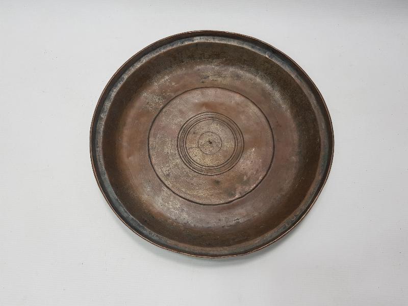 OSMANLICA YAZILI BAKIR TABAK 