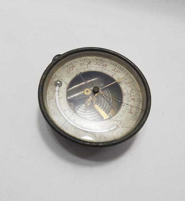 OSMANLICA YAZILI BAROMETRE VE TERMOMETRE 
