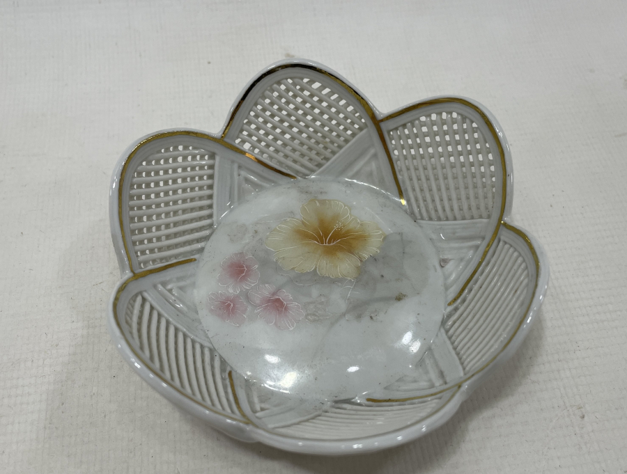 OSMANLI DÖNEMİ EL BOYAMA NADİR FORMDA İFTARİYELİK