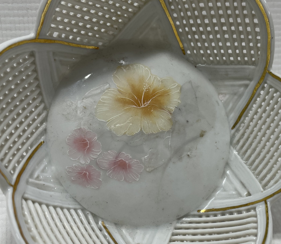 OSMANLI DÖNEMİ EL BOYAMA NADİR FORMDA İFTARİYELİK