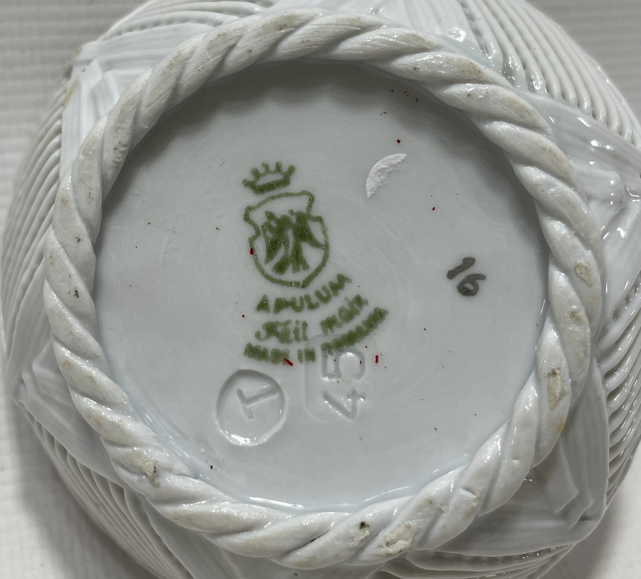 OSMANLI DÖNEMİ EL BOYAMA NADİR FORMDA İFTARİYELİK