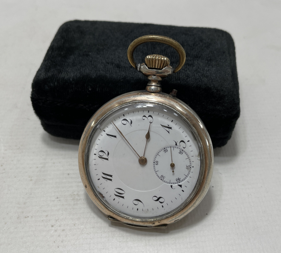 OSMANLI DÖNEMİ GÜMÜŞ KASA DOLAPLI CEP SAATİ