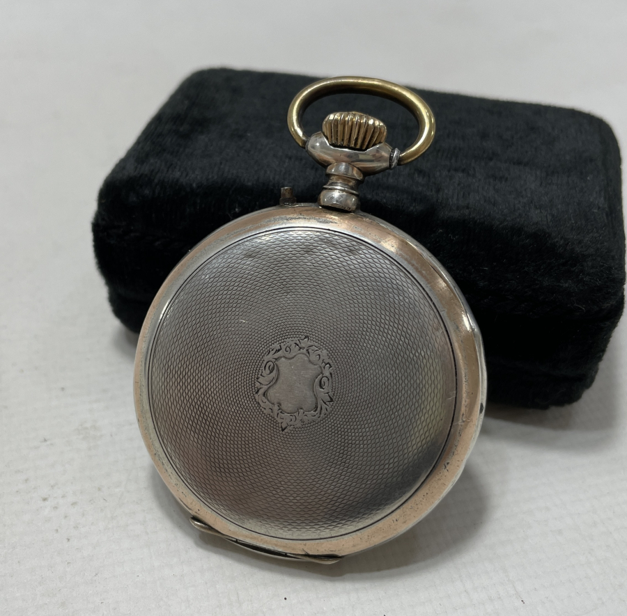 OSMANLI DÖNEMİ GÜMÜŞ KASA DOLAPLI CEP SAATİ