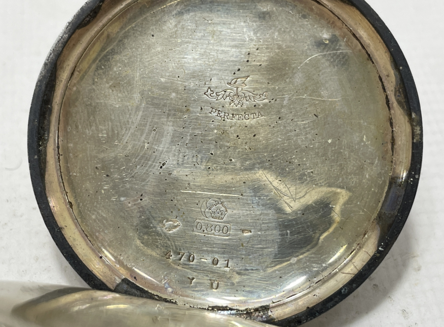 OSMANLI DÖNEMİ GÜMÜŞ KASA DOLAPLI CEP SAATİ