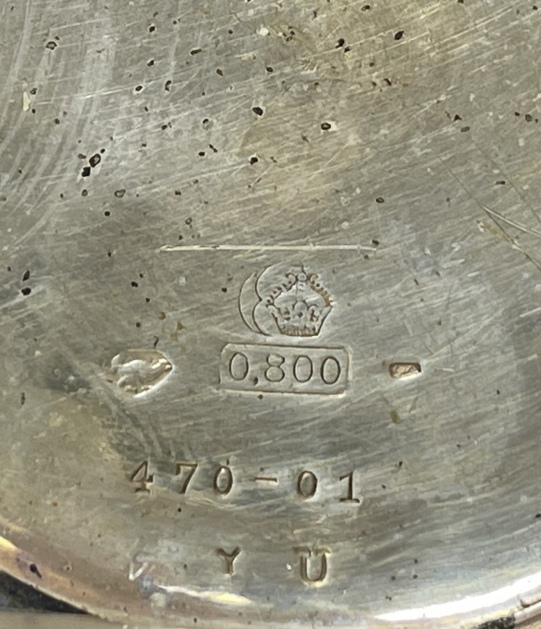 OSMANLI DÖNEMİ GÜMÜŞ KASA DOLAPLI CEP SAATİ