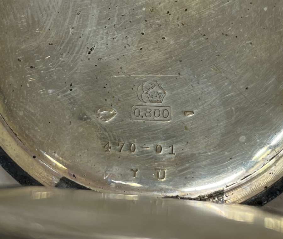 OSMANLI DÖNEMİ GÜMÜŞ KASA DOLAPLI CEP SAATİ