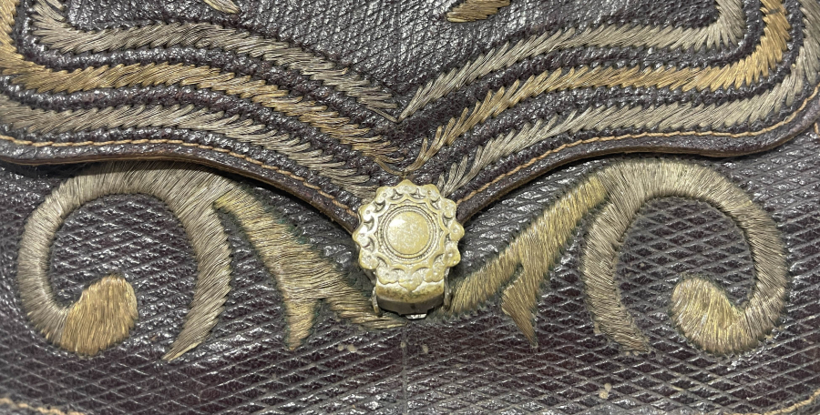 OSMANLI DÖNEMİ ÜZERİ TESLİM TAŞLI BEKTAŞİ İŞİ DERVİŞ ÇANTASI