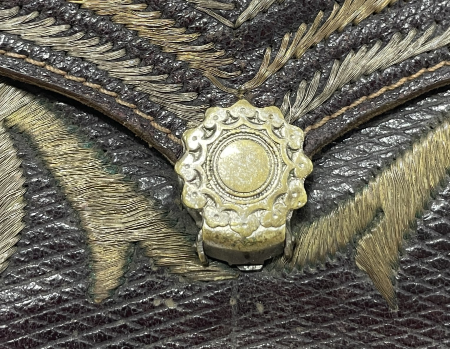 OSMANLI DÖNEMİ ÜZERİ TESLİM TAŞLI BEKTAŞİ İŞİ DERVİŞ ÇANTASI