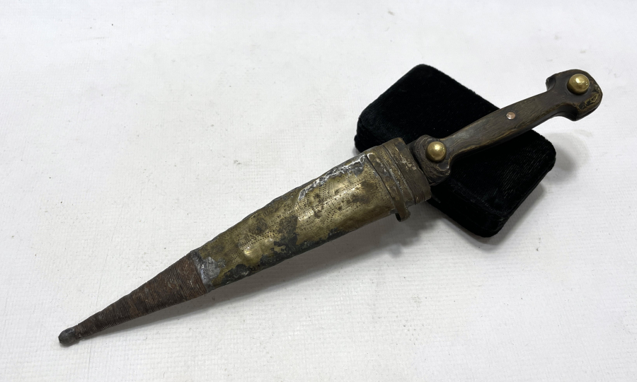 ÜZERİ YAZILI OSMANLI DÖNEMİ ÇERKES KAMASI