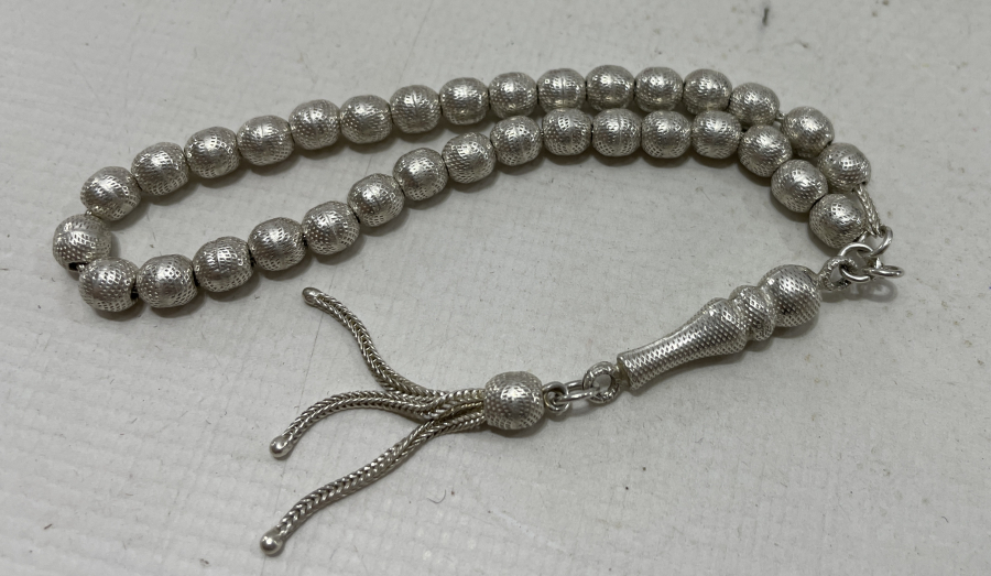 GÜMÜŞTEN MAMUL TESBİH