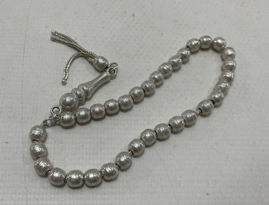 GÜMÜŞTEN MAMUL TESBİH