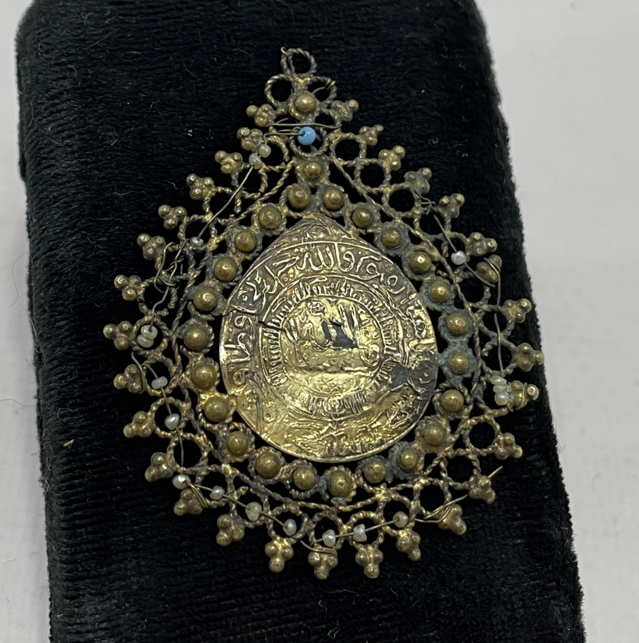 ORTA KISMI ALTINDAN MAMUL İNCİLİ OSMANLI ARMUDİ