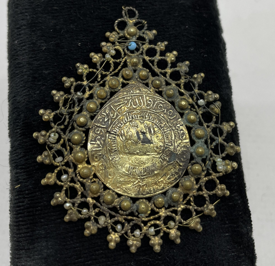 ORTA KISMI ALTINDAN MAMUL İNCİLİ OSMANLI ARMUDİ