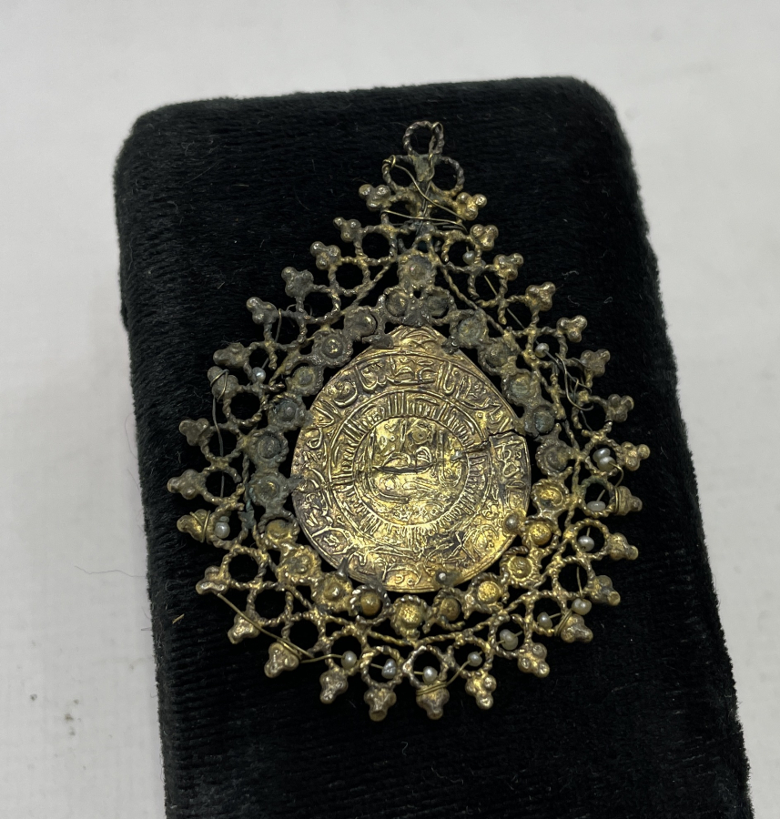 ORTA KISMI ALTINDAN MAMUL İNCİLİ OSMANLI ARMUDİ