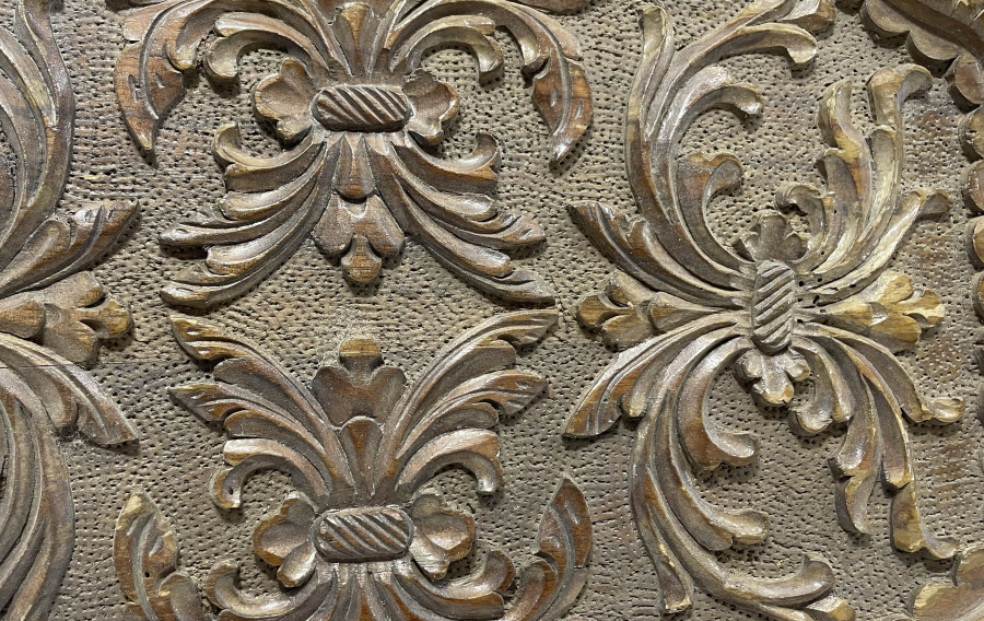 OSMANLI DÖNEMİ EL OYMA  KAHVE TEPSİSİ