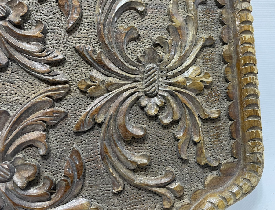 OSMANLI DÖNEMİ EL OYMA  KAHVE TEPSİSİ