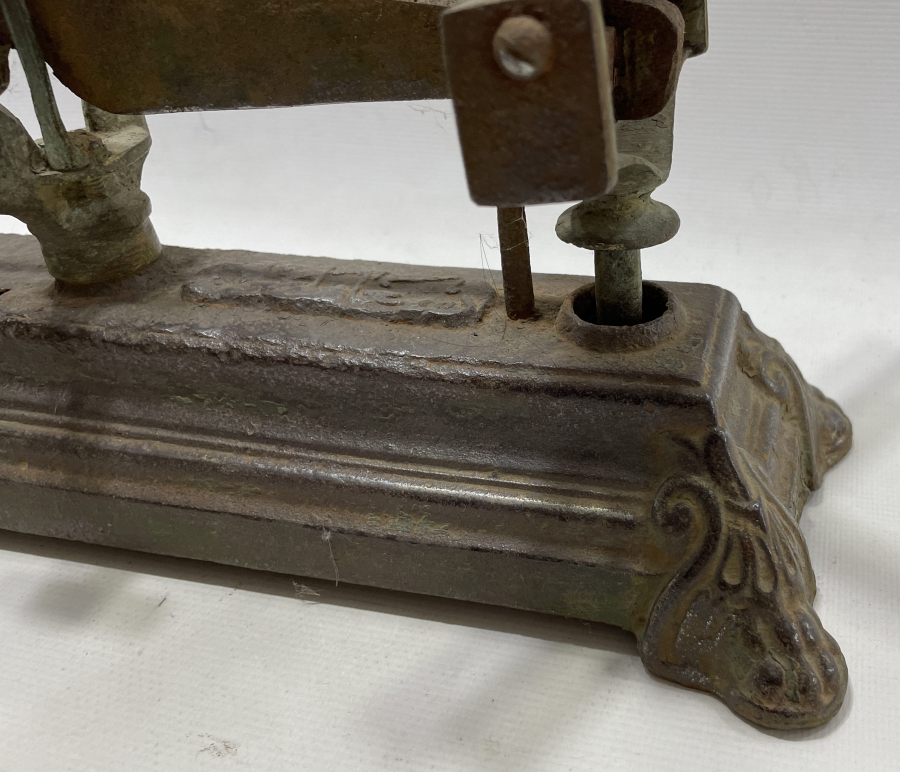 OSMANLI DÖNEMİ ÜZERİ OSMANLICA YAZILI ÇOK NADİR TERAZİ