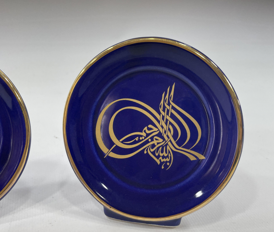 ÜZERİ ALTIN VERMEYLİ 3 LÜ MASA ÜSTÜ OBJELERİ