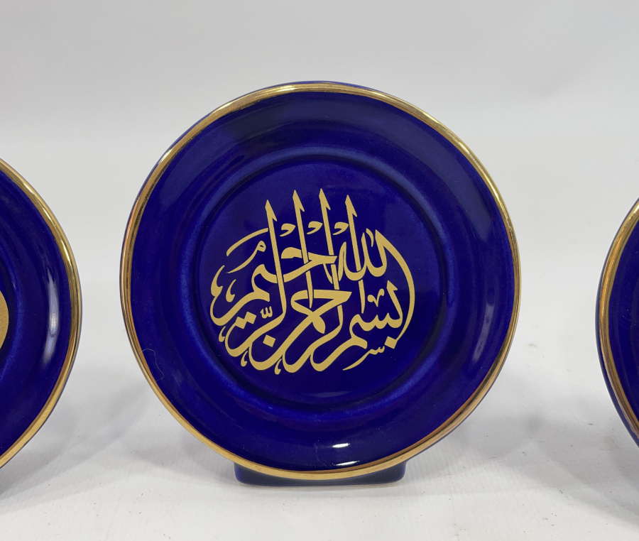 ÜZERİ ALTIN VERMEYLİ 3 LÜ MASA ÜSTÜ OBJELERİ