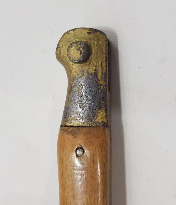 1. DÜNYA SAVAŞI DÖNEMİ TUĞRALI VE OSMANLICA YAZILI SÜNGÜ 