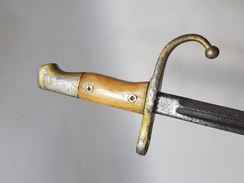 1. DÜNYA SAVAŞI DÖNEMİ TUĞRALI VE OSMANLICA YAZILI SÜNGÜ 