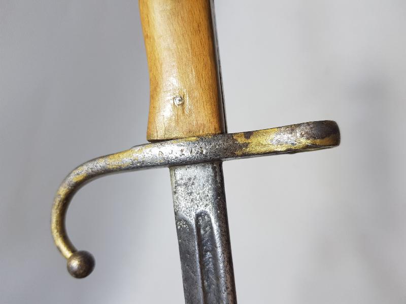 1. DÜNYA SAVAŞI DÖNEMİ TUĞRALI VE OSMANLICA YAZILI SÜNGÜ 