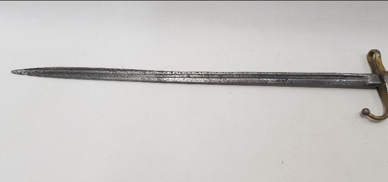 1. DÜNYA SAVAŞI DÖNEMİ TUĞRALI VE OSMANLICA YAZILI SÜNGÜ 