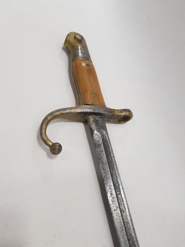 1. DÜNYA SAVAŞI DÖNEMİ TUĞRALI VE OSMANLICA YAZILI SÜNGÜ 