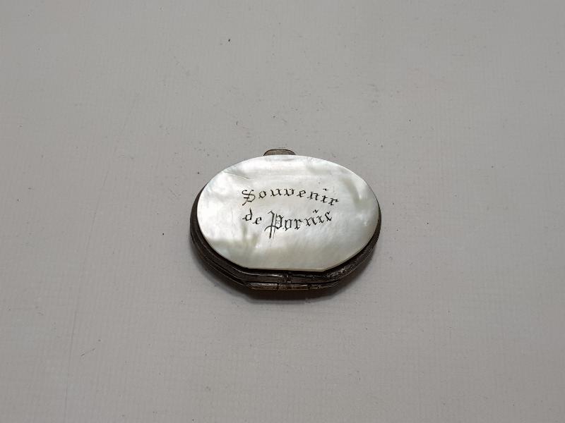 1880'LERDEN GÜMÜŞ VE SEDEFTEN MAMÜL MİNİ CÜZDAN