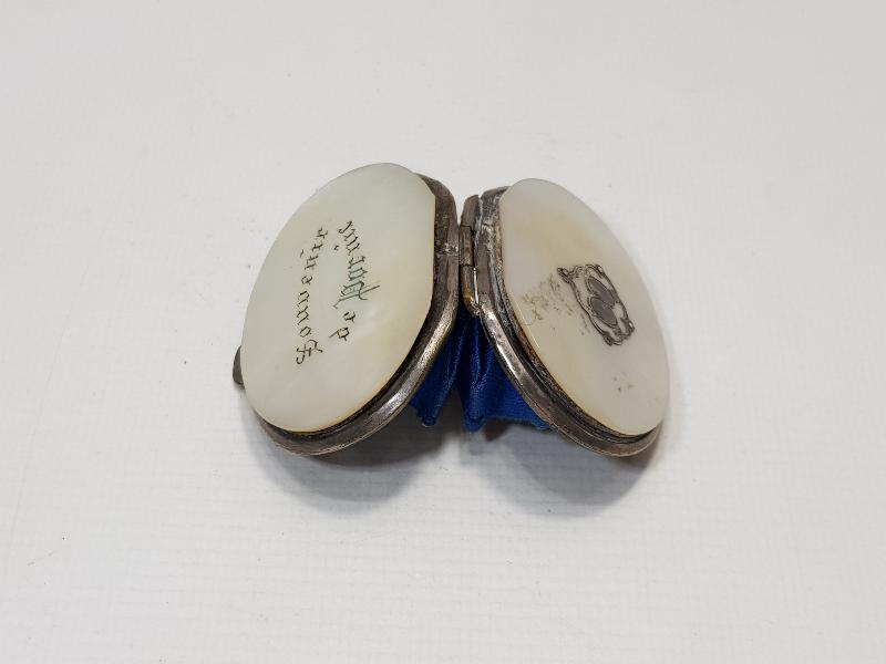 1880'LERDEN GÜMÜŞ VE SEDEFTEN MAMÜL MİNİ CÜZDAN