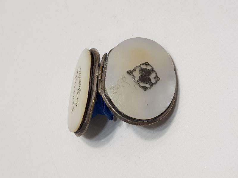 1880'LERDEN GÜMÜŞ VE SEDEFTEN MAMÜL MİNİ CÜZDAN