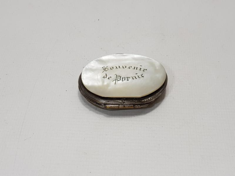 1880'LERDEN GÜMÜŞ VE SEDEFTEN MAMÜL MİNİ CÜZDAN