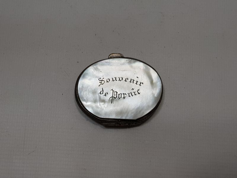 1880'LERDEN GÜMÜŞ VE SEDEFTEN MAMÜL MİNİ CÜZDAN