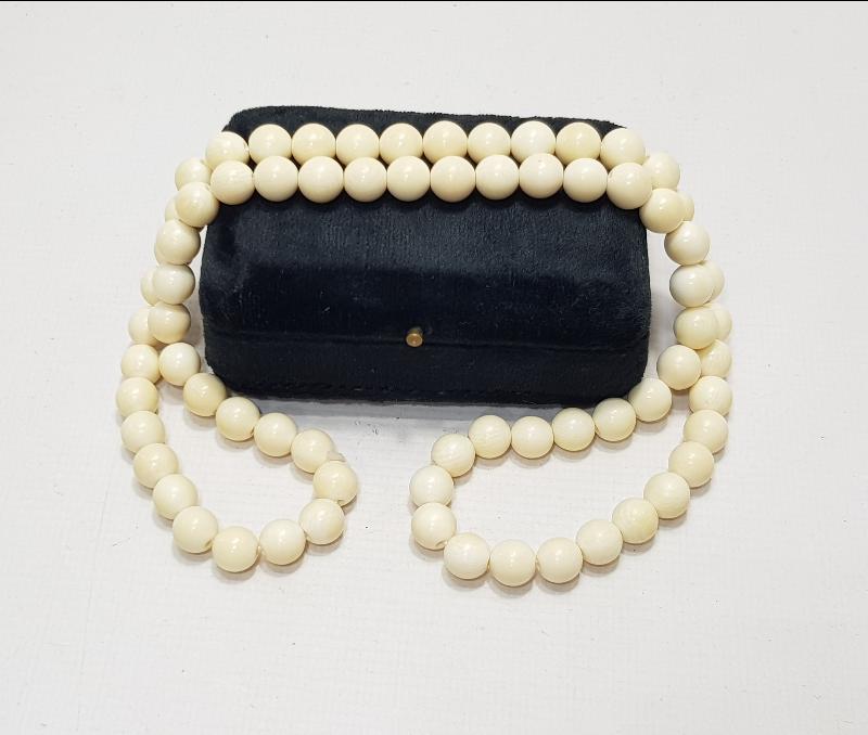 1920'LERDEN FİL DİŞİ GERDANLIK 