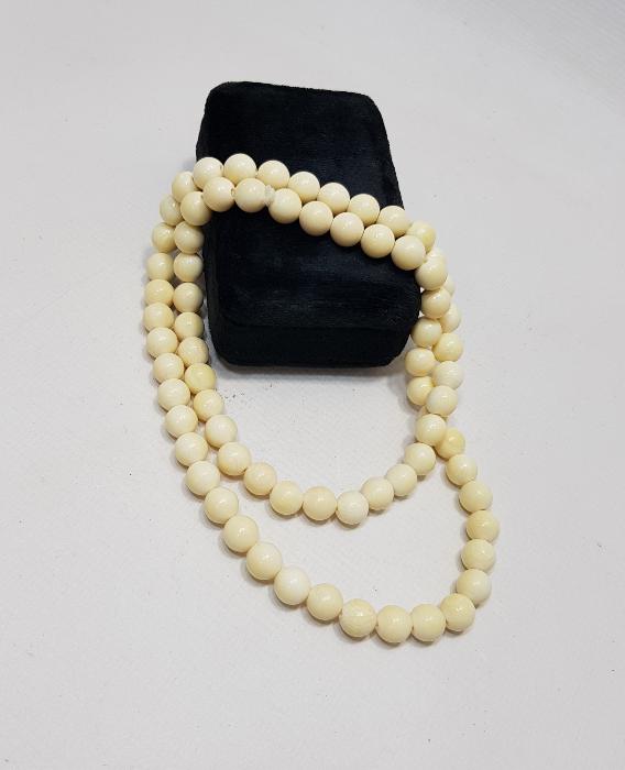 1920'LERDEN FİL DİŞİ GERDANLIK 