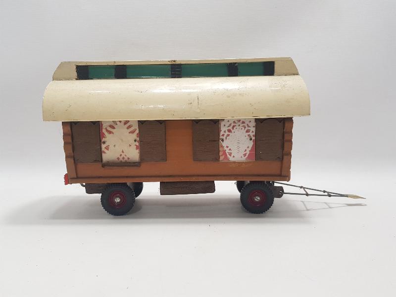 ANTİKA AHŞAP OYUNCAK VAGON 