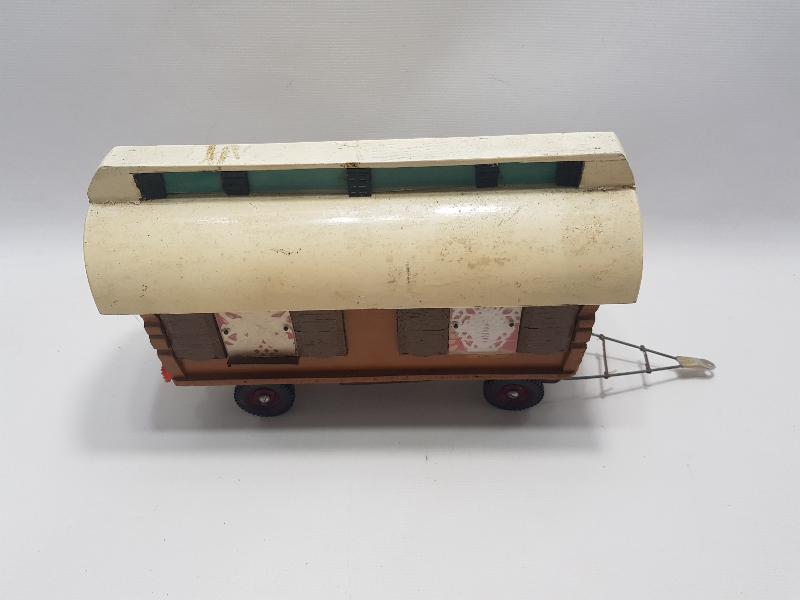 ANTİKA AHŞAP OYUNCAK VAGON 