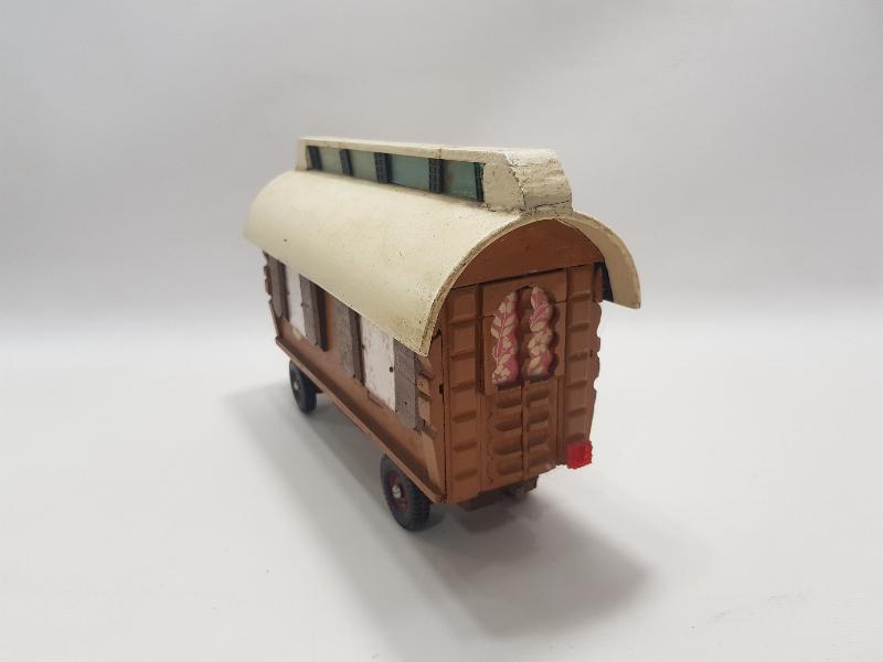 ANTİKA AHŞAP OYUNCAK VAGON 