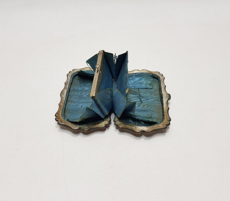 ART NOUVEAU GÜMÜŞ VE SEDEF İŞÇLİKLİ MİNİ CÜZDAN