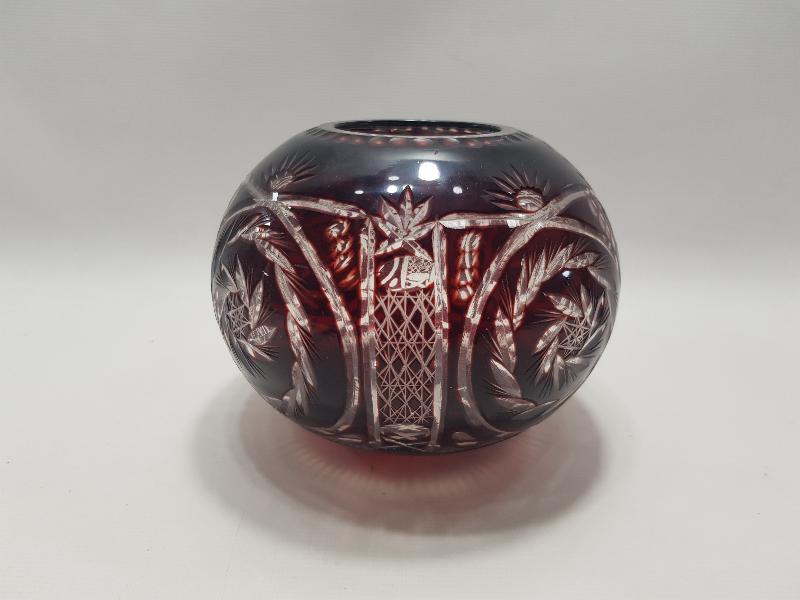 BÜYÜK BOY BOHEM KRİSTAL VAZO 