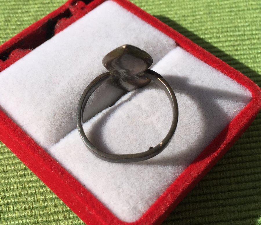 ELMAS VE YAKUT TAŞLI ANTİKA YÜZÜK