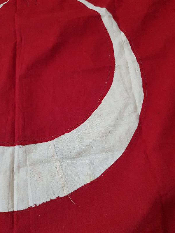 OSMANLI DÖNEMİ EL ÖRME BAYRAK 