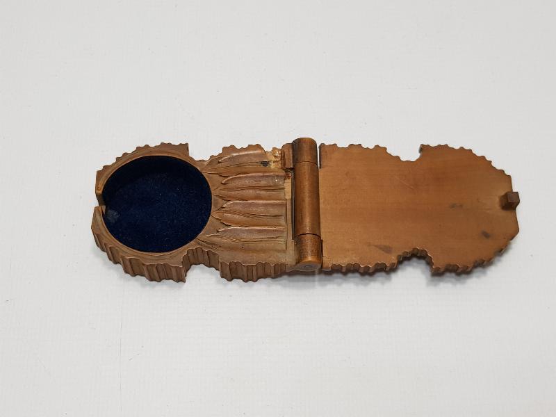 OSMANLI DÖNEMİ EL OYMA KABARTMA İŞÇİLİKLİ AHŞAP SAAT KUTUSU